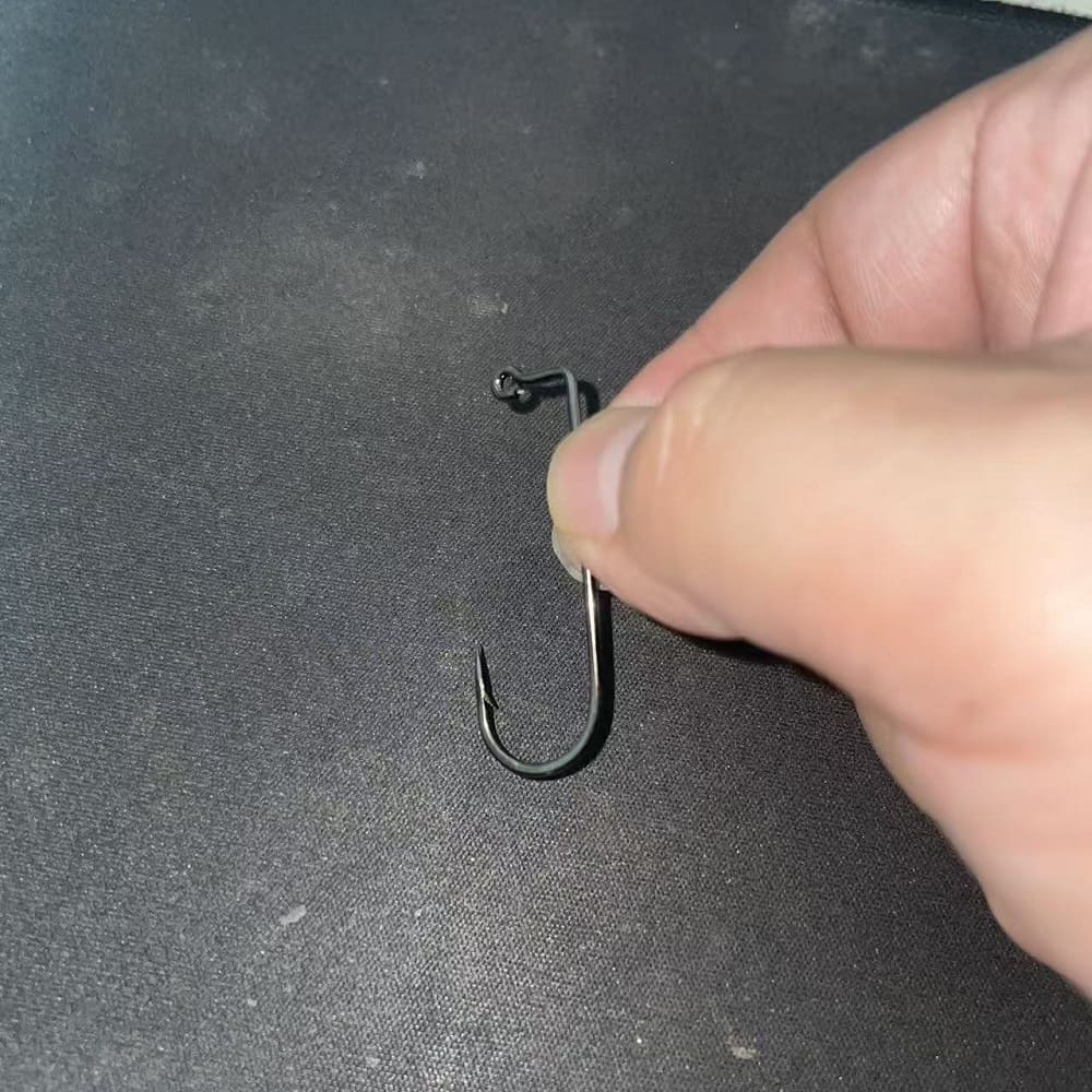 Jig hook results of neutral salt spray test over 48 hours