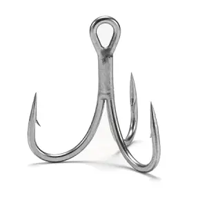 Real photos of treble hooks for catfish