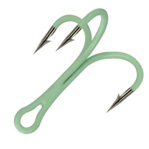 Green glow treble hook.